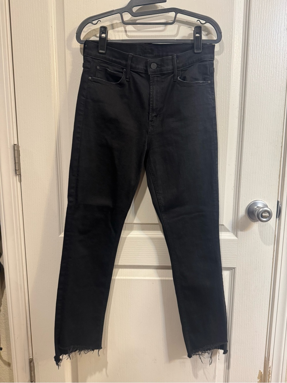 MOTHER Black Skinny Jeans